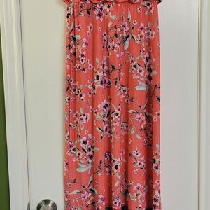Trixxi Pink Floral Casual Dress